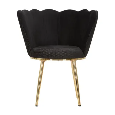 Fotel MINDY Czarny 70x63x83 cm